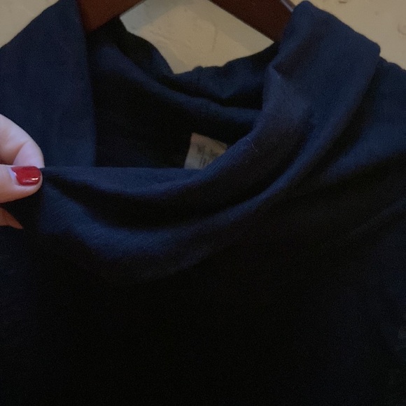 NWT Sz M We The Free by Free People Black Cowl Neck Summer thing slub tank Top - Picture 7 of 7